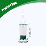 Maxbell Bird Feeder Garden Accessories Heavy Duty Birdfeeder for Yard Garden Outside Foldable