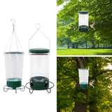 Maxbell Bird Feeder Garden Accessories Heavy Duty Birdfeeder for Yard Garden Outside Foldable