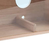 Maxbell Wooden Bird House Resting Breeding Hummingbird House for Outside Patio Trees Left Opening