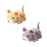 Maxbell Electric Squeaky Hamster Toy Compact Gift Pet Toys for Exercise Play Hunting yellow