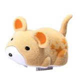 Maxbell Electric Squeaky Hamster Toy Compact Gift Pet Toys for Exercise Play Hunting yellow