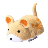 Maxbell Electric Squeaky Hamster Toy Compact Gift Pet Toys for Exercise Play Hunting yellow