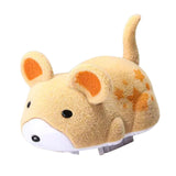 Maxbell Electric Squeaky Hamster Toy Compact Gift Pet Toys for Exercise Play Hunting yellow