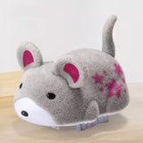 Maxbell Electric Squeaky Hamster Toy Compact Gift Pet Toys for Exercise Play Hunting gray