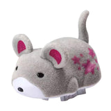 Maxbell Electric Squeaky Hamster Toy Compact Gift Pet Toys for Exercise Play Hunting gray