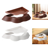 Maxbell Tortoise Water Dish Reusable Reptile Bathing Pool for Leopard Turtle Brown