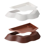 Maxbell Tortoise Water Dish Reusable Reptile Bathing Pool for Leopard Turtle Brown