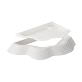 Maxbell Tortoise Water Dish Reusable Reptile Bathing Pool for Leopard Turtle White
