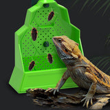 Maxbell Suction Cup Reptile Feeder Chameleons Lizards Snake Food Dish 13.2cmx5.5cmx13.7cm