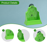 Maxbell Suction Cup Reptile Feeder Chameleons Lizards Snake Food Dish 13.2cmx5.5cmx13.7cm