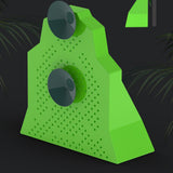 Maxbell Suction Cup Reptile Feeder Chameleons Lizards Snake Food Dish 13.2cmx5.5cmx13.7cm