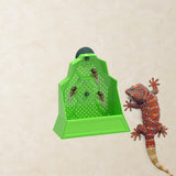 Maxbell Suction Cup Reptile Feeder Chameleons Lizards Snake Food Dish 15cmx6cmx16cm