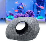 Maxbell Aquariums Hideaway Rock Purple Clay Artificial Play Rest Landscaping Hideout 8.3 cmx6.7 cmx5.5 cm