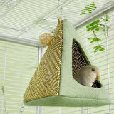 Maxbell Bird Nest House Versatile Bird Bed for Cage for Small Pets Budgies Lovebirds