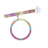 Maxbell Parrot Swing Stand Climbing Cage Standing Pole for Parakeet Macaws Cockatiel Pink Blue