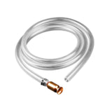 Maxbell Siphon Hose 1/2'' Copper Valve Self Priming Hose for Fuels Gasoline Aquarium 1.5 Meter