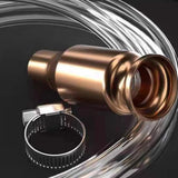 Maxbell Siphon Hose 1/2'' Copper Valve Self Priming Hose for Fuels Gasoline Aquarium 1.5 Meter
