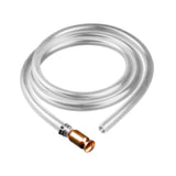 Maxbell Siphon Hose 1/2'' Copper Valve Self Priming Hose for Fuels Gasoline Aquarium 2 Meter