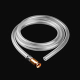 Maxbell Siphon Hose 1/2'' Copper Valve Self Priming Hose for Fuels Gasoline Aquarium 2 Meter