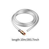 Maxbell Siphon Hose 1/2'' Copper Valve Self Priming Hose for Fuels Gasoline Aquarium 10 Meter