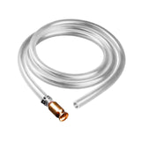 Maxbell Siphon Hose 1/2'' Copper Valve Self Priming Hose for Fuels Gasoline Aquarium 10 Meter