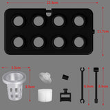 Maxbell 2Pcs Floating Aquarium Plant Cup Stand Aquarium Plant Holder for Cultivation