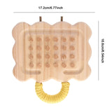 Maxbell Wooden Parrot Toy Resting Parakeets Conures Exercise Sturdy Bird Perch Stand