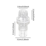 Maxbell Aquarium Hose Adapter Acrylic Secure Connection Multipurpose Aquarium Joint 16mm Straight