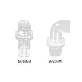 Maxbell Aquarium Hose Adapter Acrylic Secure Connection Multipurpose Aquarium Joint 16mm Straight