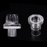Maxbell Aquarium Hose Adapter Acrylic Secure Connection Multipurpose Aquarium Joint 16mm Straight