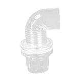 Maxbell Aquarium Hose Adapter Acrylic Secure Connection Multipurpose Aquarium Joint 16mm Elbow