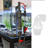 Maxbell Aquarium Hose Adapter Acrylic Secure Connection Multipurpose Aquarium Joint 16mm Elbow