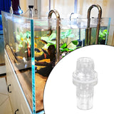 Maxbell Aquarium Hose Adapter Acrylic Secure Connection Multipurpose Aquarium Joint 20mm Straight