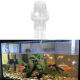 Maxbell Aquarium Hose Adapter Acrylic Secure Connection Multipurpose Aquarium Joint 20mm Straight