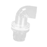 Maxbell Aquarium Hose Adapter Acrylic Secure Connection Multipurpose Aquarium Joint 20mm Elbow