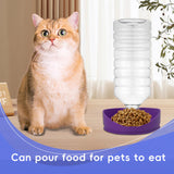 Maxbell Automatic Filling Pet Feeder Bowl Minimalist Cat Feeder for Puppy Dog Kitten