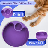 Maxbell Automatic Filling Pet Feeder Bowl Minimalist Cat Feeder for Puppy Dog Kitten