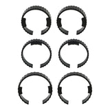 Maxbell 2 Pieces Dryer Hose Spare Rings Replacement Sturdy Fittings Connector Buckle Style A