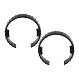 Maxbell 2 Pieces Dryer Hose Spare Rings Replacement Sturdy Fittings Connector Buckle Style A
