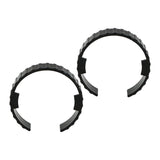 Maxbell 2 Pieces Dryer Hose Spare Rings Replacement Sturdy Fittings Connector Buckle Style A