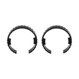 Maxbell 2 Pieces Dryer Hose Spare Rings Replacement Sturdy Fittings Connector Buckle Style A
