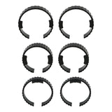 Maxbell 2 Pieces Dryer Hose Spare Rings Replacement Sturdy Fittings Connector Buckle Style A