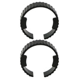 Maxbell 2 Pieces Dryer Hose Spare Rings Replacement Sturdy Fittings Connector Buckle Style B