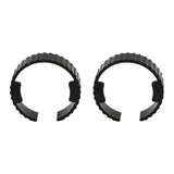 Maxbell 2 Pieces Dryer Hose Spare Rings Replacement Sturdy Fittings Connector Buckle Style B