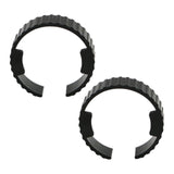 Maxbell 2 Pieces Dryer Hose Spare Rings Replacement Sturdy Fittings Connector Buckle Style B