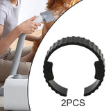 Maxbell 2 Pieces Dryer Hose Spare Rings Replacement Sturdy Fittings Connector Buckle Style B