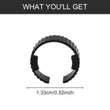 Maxbell 2 Pieces Dryer Hose Spare Rings Replacement Sturdy Fittings Connector Buckle Style B