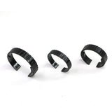 Maxbell 2 Pieces Dryer Hose Spare Rings Replacement Sturdy Fittings Connector Buckle Style B