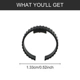 Maxbell 2 Pieces Dryer Hose Spare Rings Replacement Sturdy Fittings Connector Buckle Style C