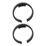 Maxbell 2 Pieces Dryer Hose Spare Rings Replacement Sturdy Fittings Connector Buckle Style C